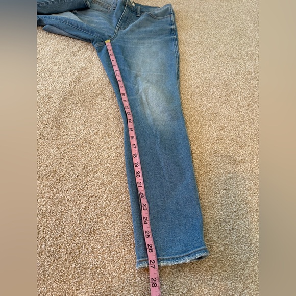 Madewell 10" High-Rise Skinny Crop Jeans Womens Size 28 Medium Wash Blue Denim - Picture 7 of 7